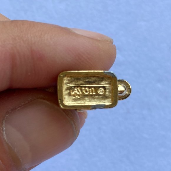 Vintage Avon Charm for Bracelet Old Fashioned TELEPHONE Women's Jewelry Gold - Picture 3 of 8